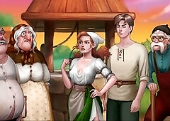 Roleplay with busty babe and a nice ass