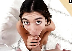 Large Tit Floozy Gets Her Bang Aperture Massaged By Obese Weenie