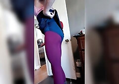 Feminization fetish with nylon raiment