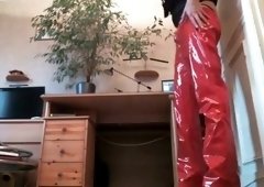 Hottest homemade shemale movie with Solo, Latex scenes