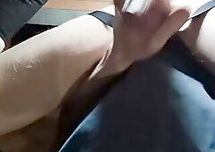 Fisting my Asshole Under Bleachers + bonus cumshot