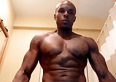 Bbc masturbating, masturbation, muscle tattoo