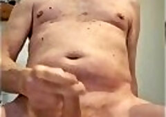 EXHIBITIONIST BATHROOM DILDO BONDAGE JERKING SEXSHOW CUMSHOT