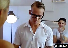 Mail order bride teen double penetrated by husbands friends