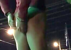 Unbelievably Risky Outdoor T girl TS Public Dildo Ass F