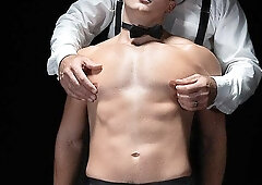 Horny boy gives the older man proper BJ ahead of nasty sex