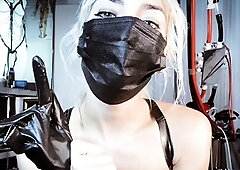 Solo masturbation of a beautiful amateur blonde