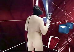 Beat Saber 1 Part 4of4 Fully Bare Mixed Vr