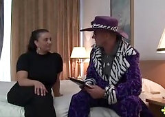 Chayenne fucks a guy in a purple hat