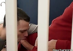 Horny holiday vacation turns to taboo fucking on stairs