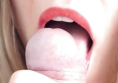 twenty minutes of hottest schlong sucking, tongue edging, dong teasing, hottest fellatio. Sexy amateur blond mother I'd like to fuck suckick wang