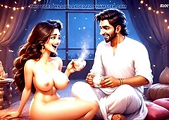 Stepmom catches her stepson getting off in her underwear