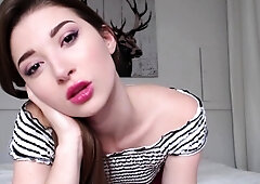 Small titted babe gives awesome blowjob