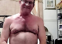 Grandpa Cums on Cam