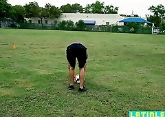 Straight latino shows off his bare body and fucked anal