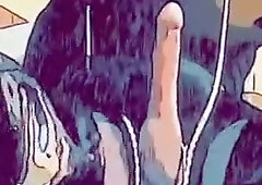 Patent Leather Pubes-Highs and a Man Meat Heterosexual Up...prepped two