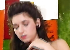 Breasty Brunette hair mother I'd like to fuck Takes Ramrod Unfathomable From Behind