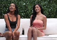 2 of THE Hottest Amateur Exotic Chicks on Casting!