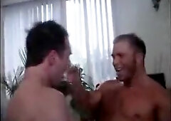 Str8 guys fuck a woman and taste their own cum