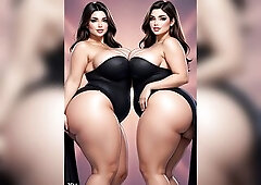 Plump, soft, and hot invites u to admire - AI-generated