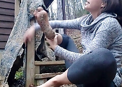 Black Amateur Explore Hot Foot Fetish