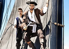 Pirates of the Caribbean porn spoofy with Johnny Rapid and Diego Sans
