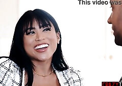 Oriental wedding planer Ember Snow screws large ramrod client and got caught by his fiancee Dana Vespoli