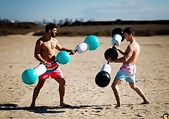 Brysen and Archie play silly games before raw anal