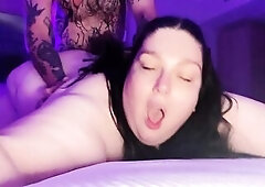 Alluring British SSBBW banged from behind front view