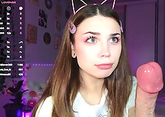 Katerinchiks Sex Toy Blowjob