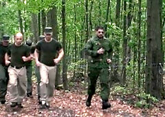 JizzOrgy - Morgan Blake impressed by athletic young twink Bellamy Bradley outdoors