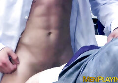 Horny Mike De Marko had his shaft jerks while getting booty banged by Sunny Colucci