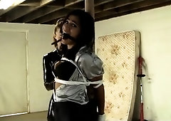 Three Lesbians In Latex bdsm bondage slave femdom domination