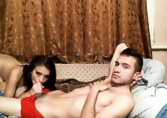 Amateur teen Blowjob with hardcore drilling