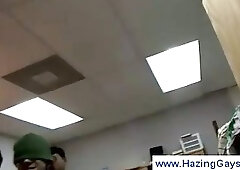 Straight boy sucked by gay through hole