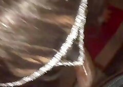 Crossdresser breezy deep throating black rod POINT OF VIEW