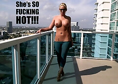 Gorgeous Blonde MILF Phoenix Marie In Flawless Form On Ass Parade! - Brick danger