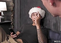 Stepbro anal fucked in threesome