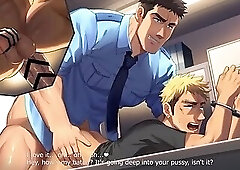 Police Officer - Interrogation - Cartoon