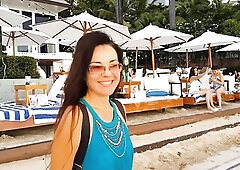 NO PANTS at Beach Party # Flashing in Public