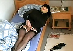 Masturbation, lingerie, crossdressers