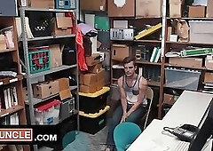 Naughty Boy Alex Chandler Gets Big Dicking By LP Officer Pierce Hartman