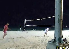 Blowing asian face jizz