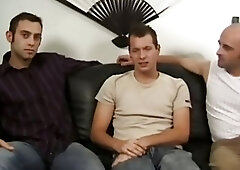 Hot cock suckers threesome