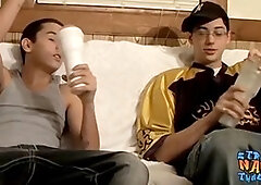 heterosexual thug hits his meat rigid like there's no tomorrow