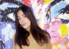 Galatea - Latina Girl Gets Way Too Much Cum On Her Face During Casting