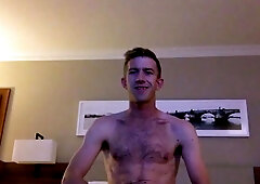 Solo masturbation and gay climax