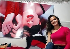 Brunette Solo Webcam Masturbation