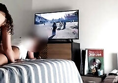 Fucking my girlfriend’s pussy while she’s gaming on her new ps5