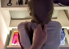 Cuffs, amateur, oral pleasure